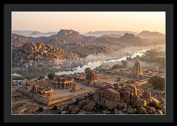 Hampi At Sunrise From Matanga Hill