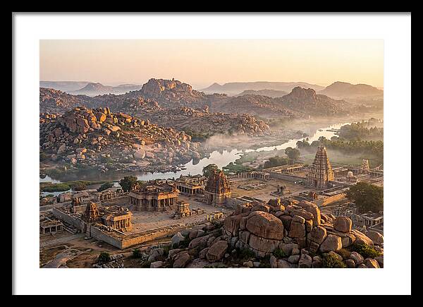 Hampi At Sunrise From Matanga Hill