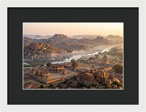 Hampi At Sunrise From Matanga Hill