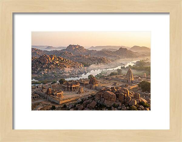 Hampi At Sunrise From Matanga Hill