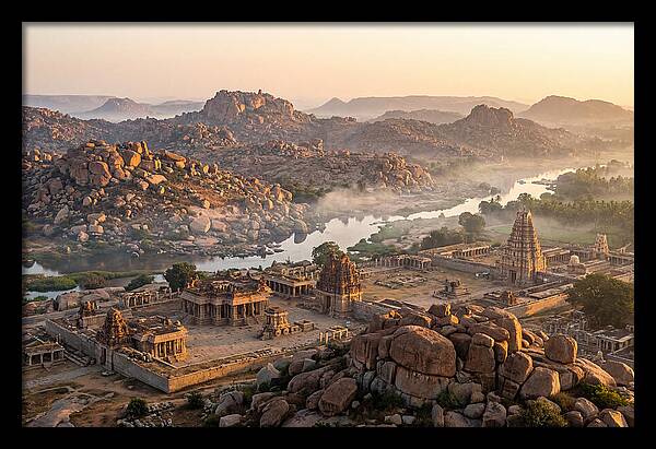 Hampi At Sunrise From Matanga Hill