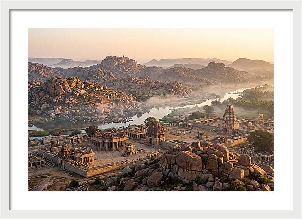 Hampi At Sunrise From Matanga Hill