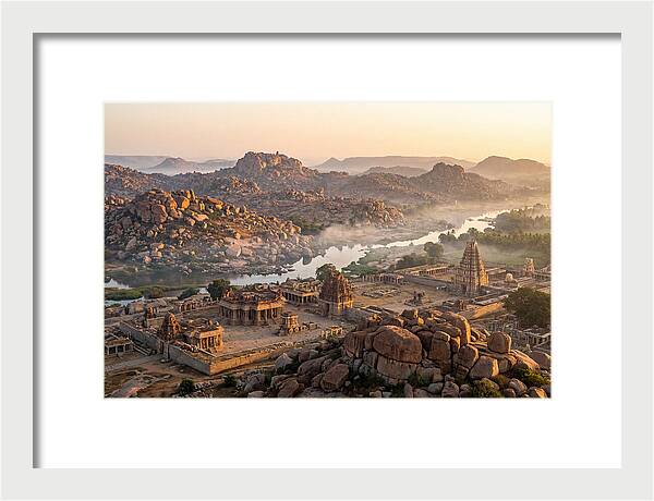 Hampi At Sunrise From Matanga Hill