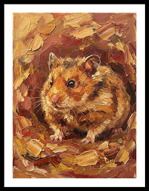 Hamster In A Cozy Nest