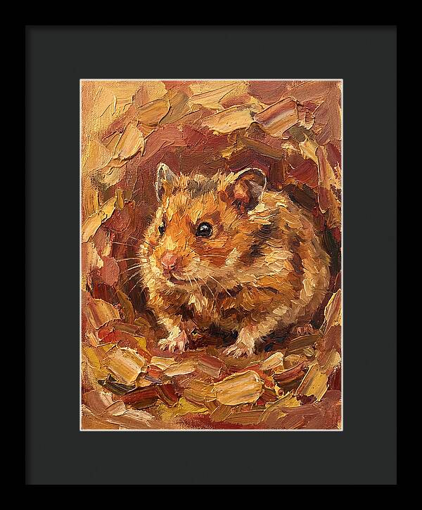 Hamster In A Cozy Nest