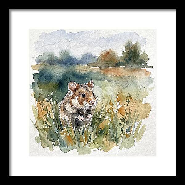 Hamster In A Meadow