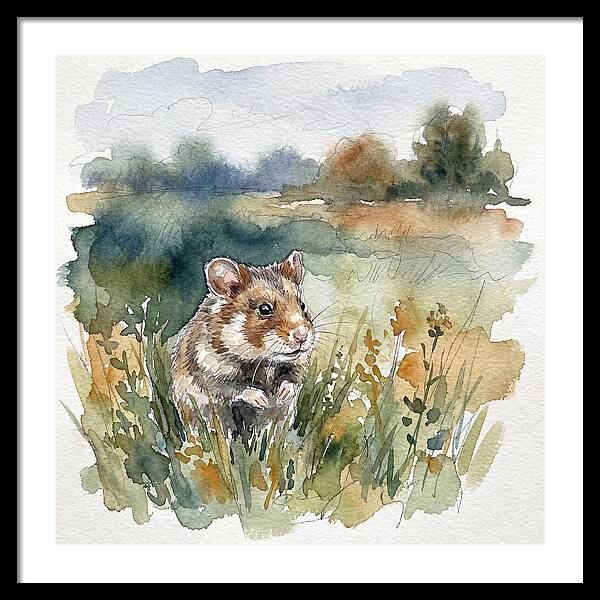Hamster In A Meadow