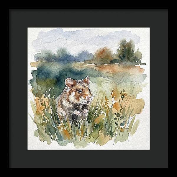 Hamster In A Meadow