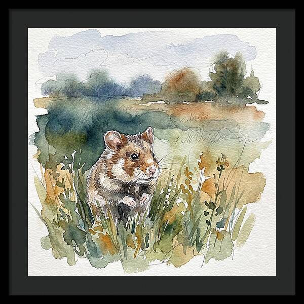 Hamster In A Meadow