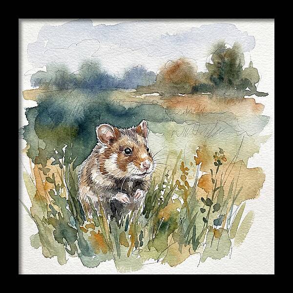 Hamster In A Meadow