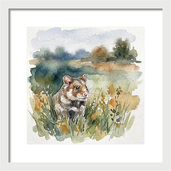 Hamster In A Meadow
