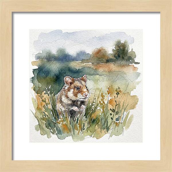 Hamster In A Meadow