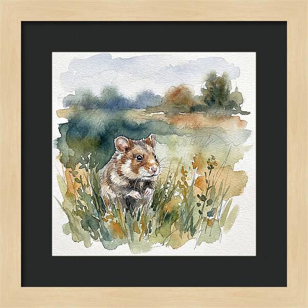 Hamster In A Meadow