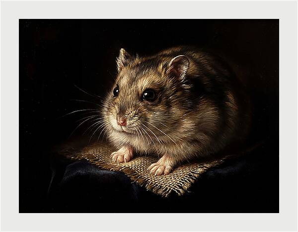 Hamster In Soft Light