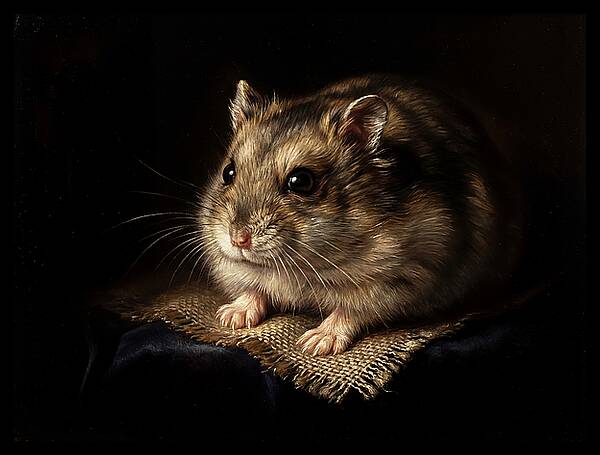 Hamster In Soft Light