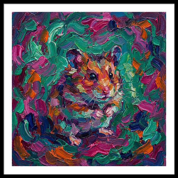 Hamster In Vibrant Colors