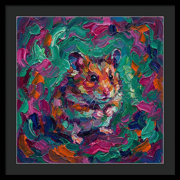 Hamster In Vibrant Colors