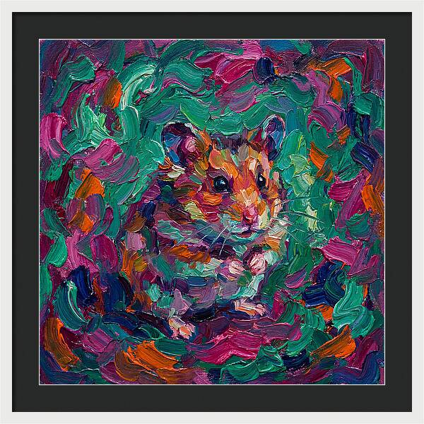 Hamster In Vibrant Colors
