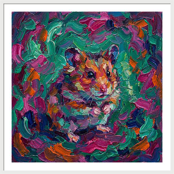 Hamster In Vibrant Colors
