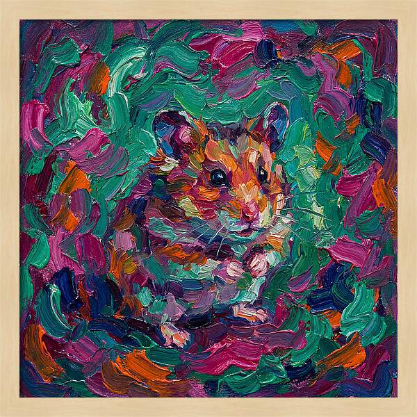 Hamster In Vibrant Colors