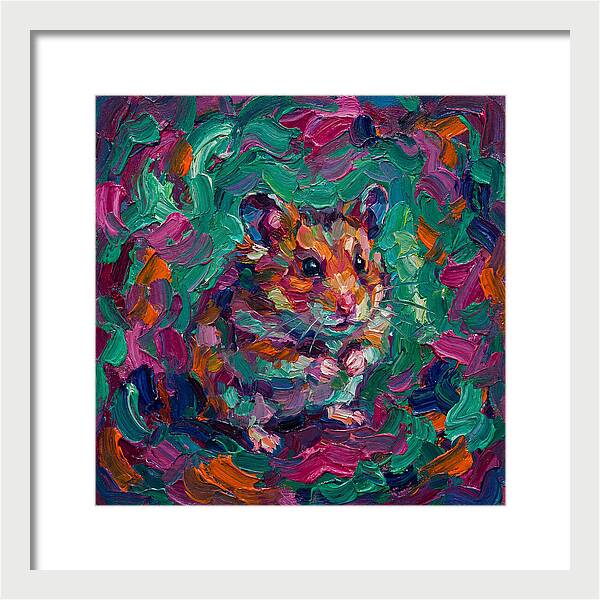 Hamster In Vibrant Colors