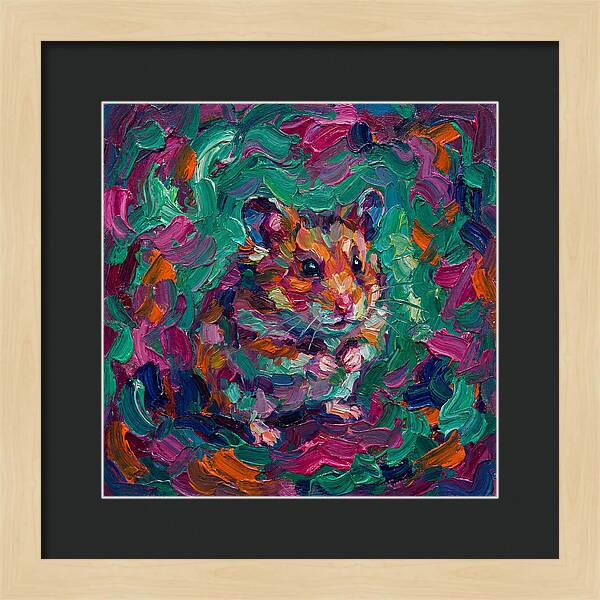 Hamster In Vibrant Colors