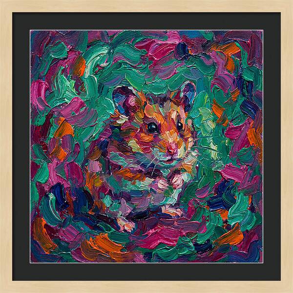 Hamster In Vibrant Colors