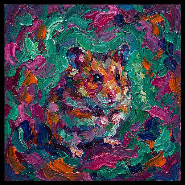 Hamster In Vibrant Colors