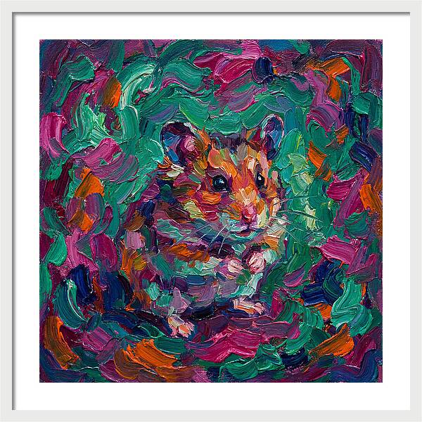 Hamster In Vibrant Colors