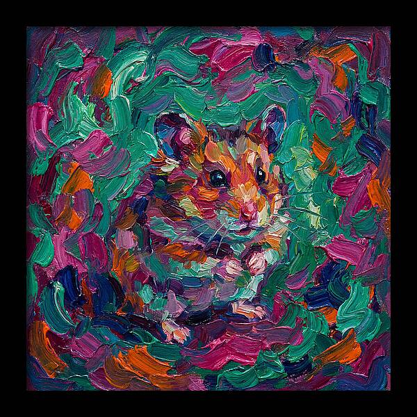 Hamster In Vibrant Colors