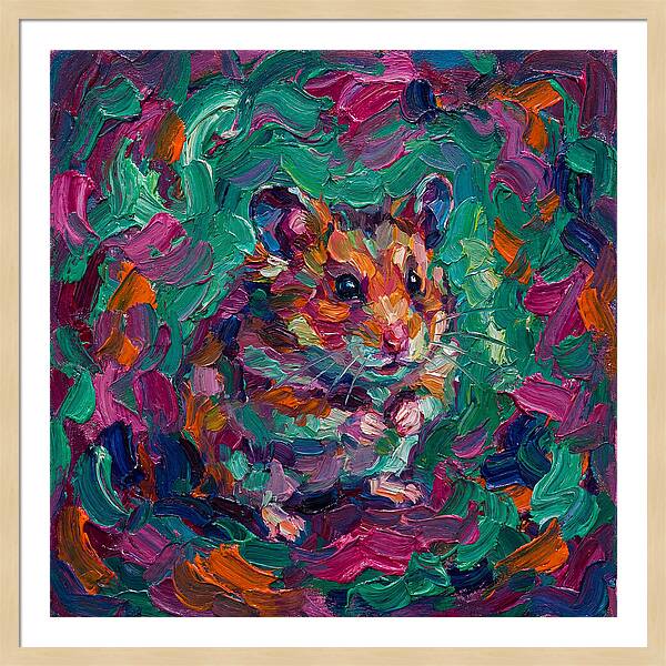 Hamster In Vibrant Colors