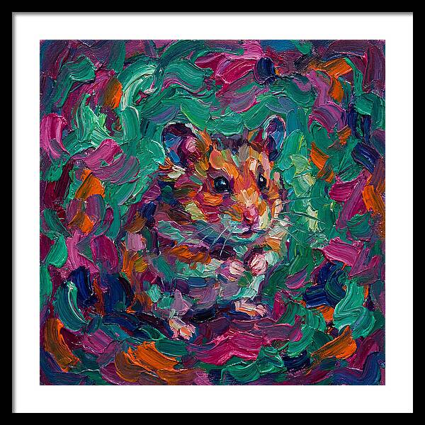 Hamster In Vibrant Colors