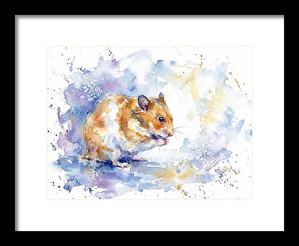 Hamster In Watercolor Bliss