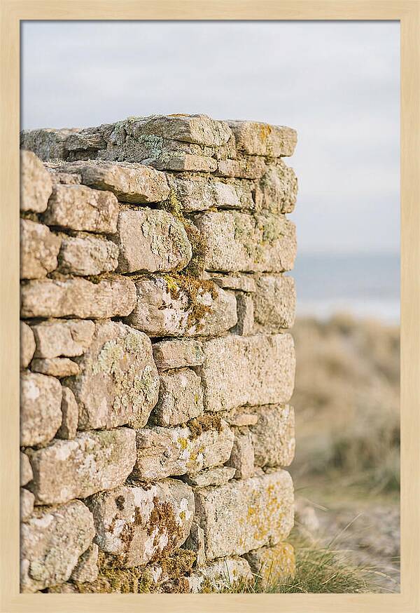 Hand Built Stone Wall Corner