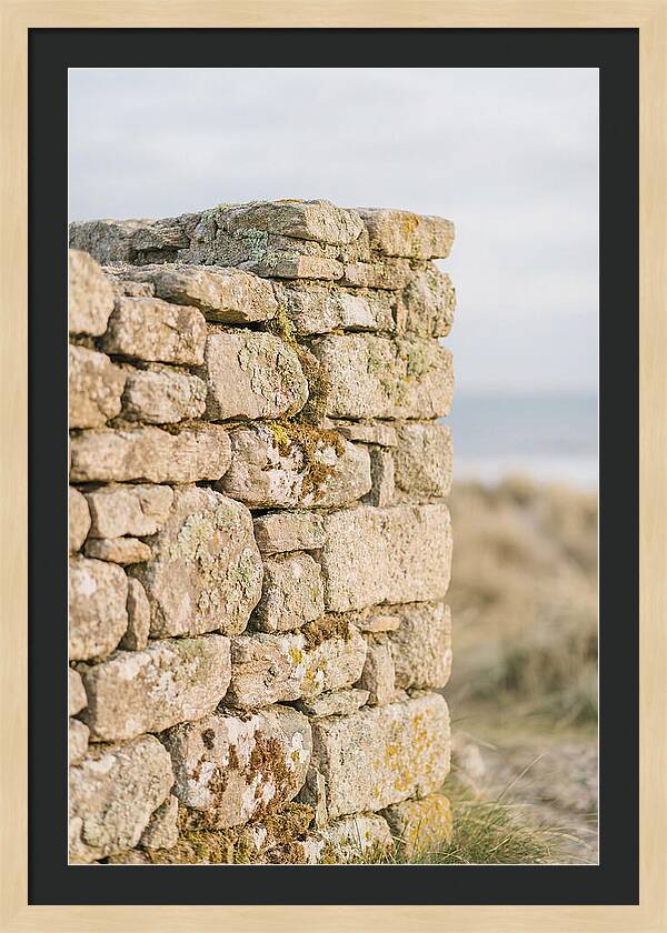 Hand Built Stone Wall Corner