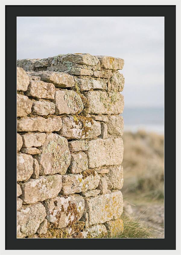 Hand Built Stone Wall Corner