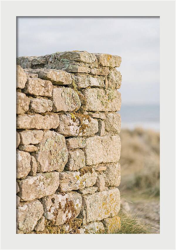 Hand Built Stone Wall Corner
