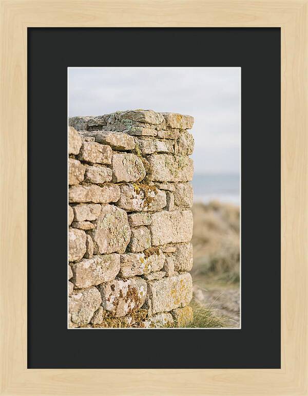 Hand Built Stone Wall Corner