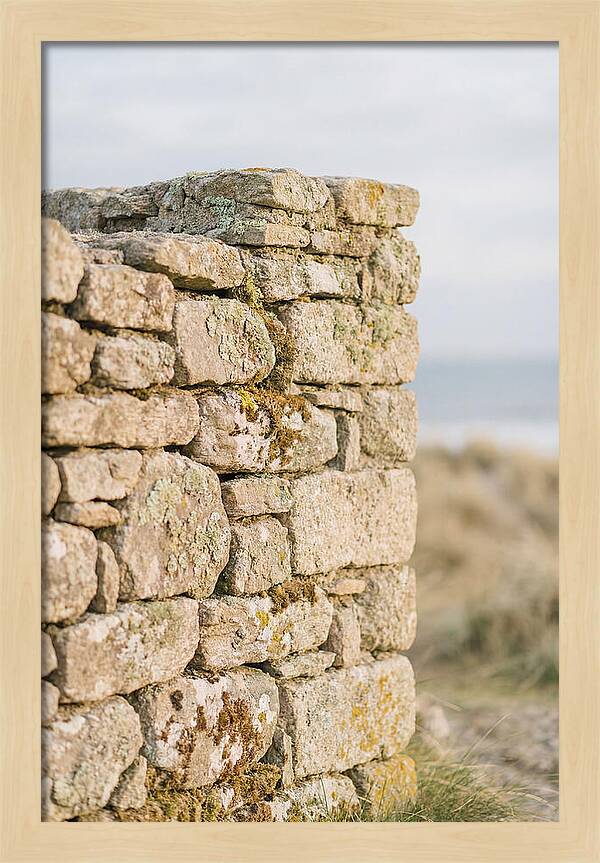 Hand Built Stone Wall Corner