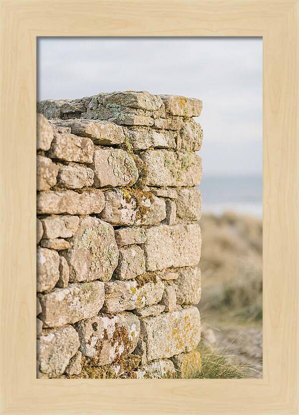 Hand Built Stone Wall Corner