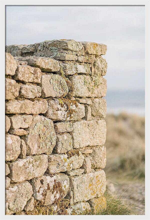 Hand Built Stone Wall Corner
