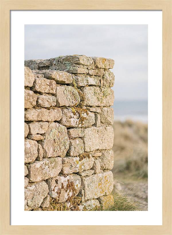 Hand Built Stone Wall Corner