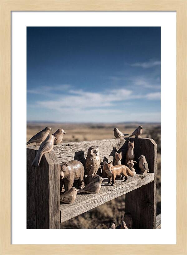 Hand Carved Wooden Animal Figures