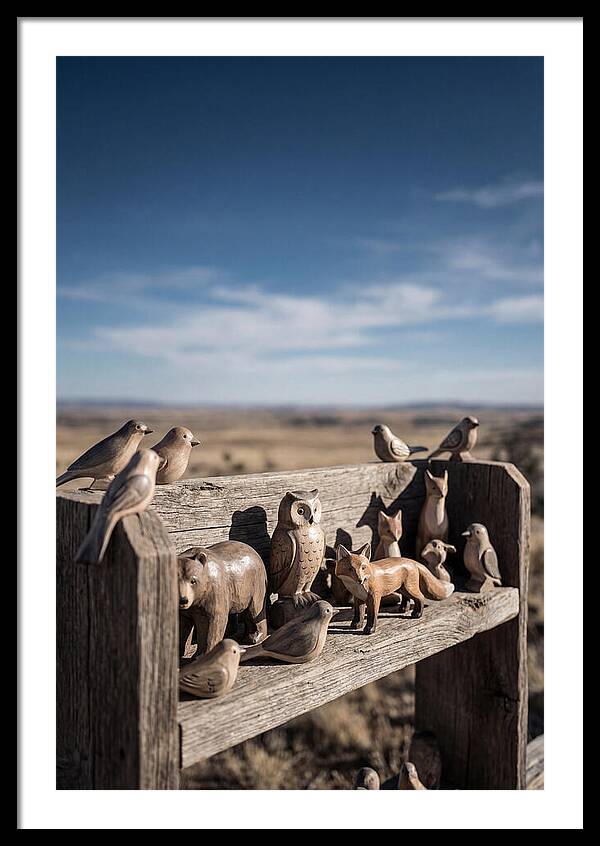 Hand Carved Wooden Animal Figures