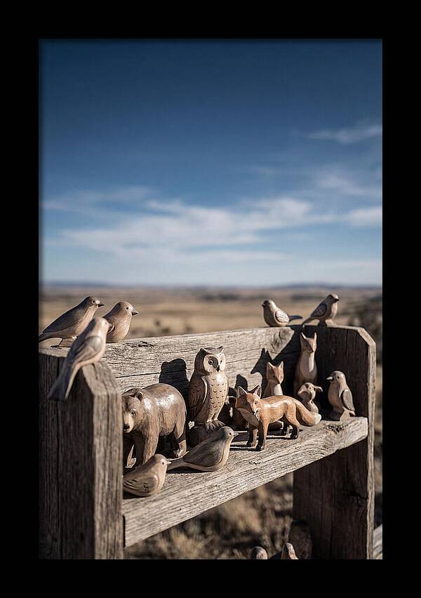Hand Carved Wooden Animal Figures
