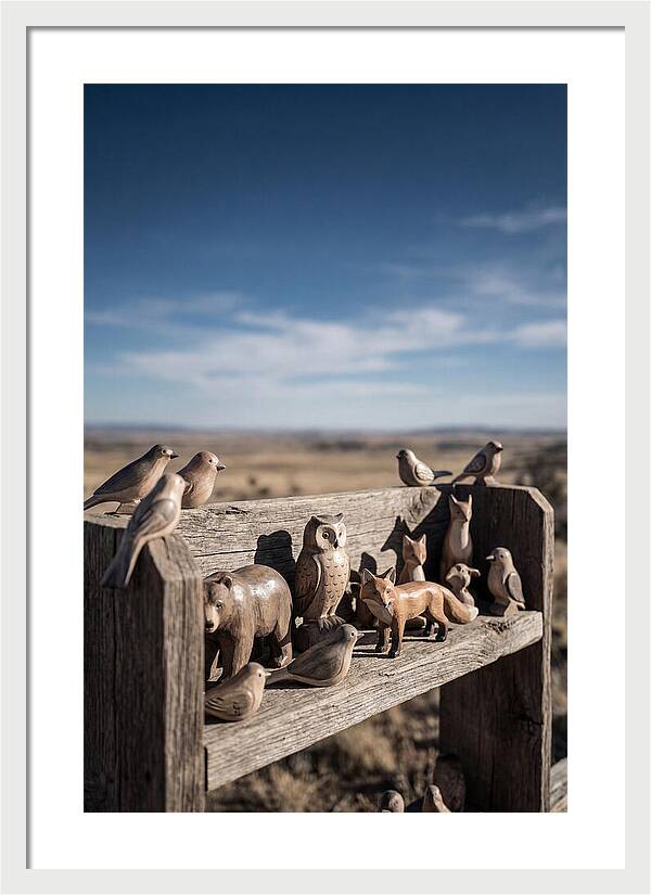 Hand Carved Wooden Animal Figures