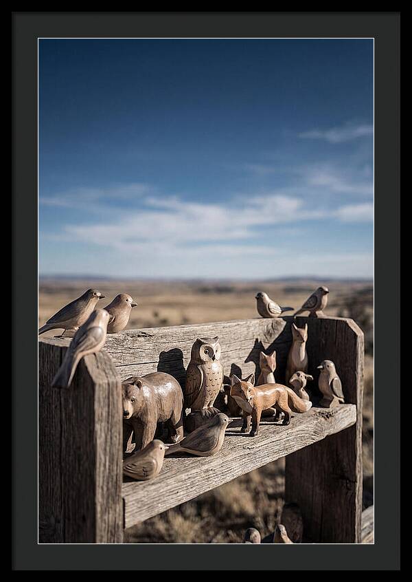 Hand Carved Wooden Animal Figures