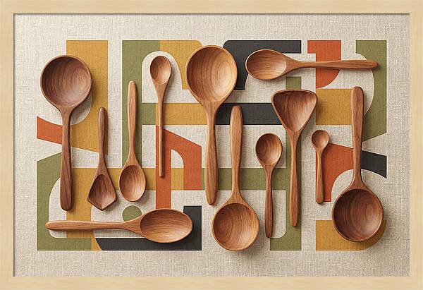 Hand Carved Wooden Spoons Collection