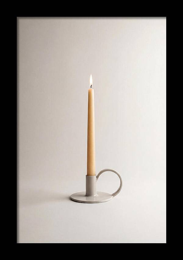 Hand Forged Iron Candle Holder