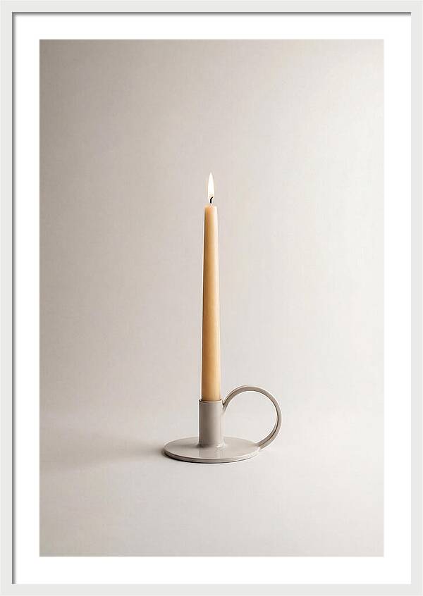 Hand Forged Iron Candle Holder